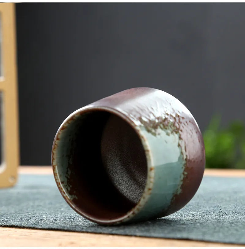 Retro Stoneware Ceramic Cup