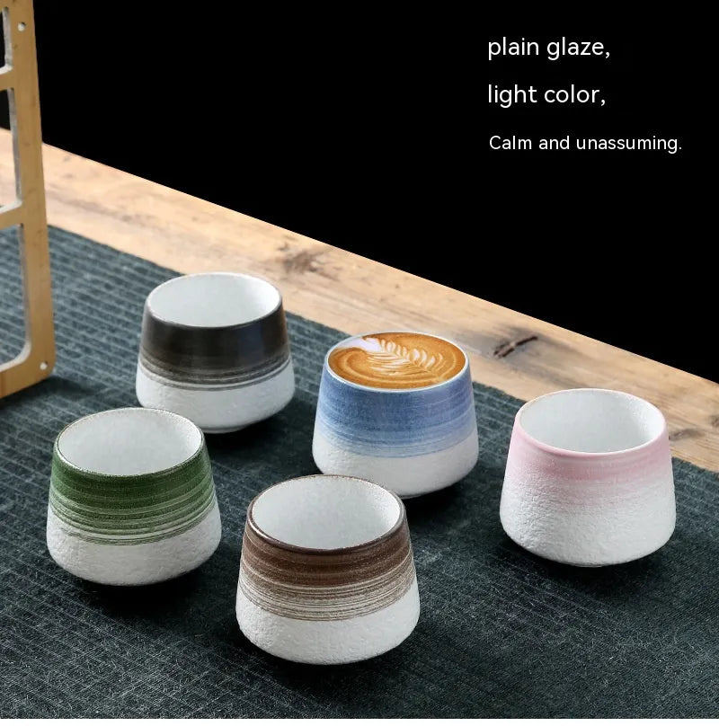 Retro Stoneware Ceramic Cup